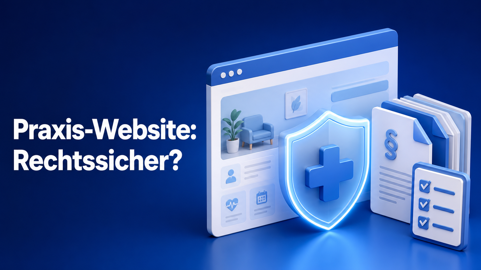 Website für Arztpraxis mit Pflichtangaben und Datenschutz