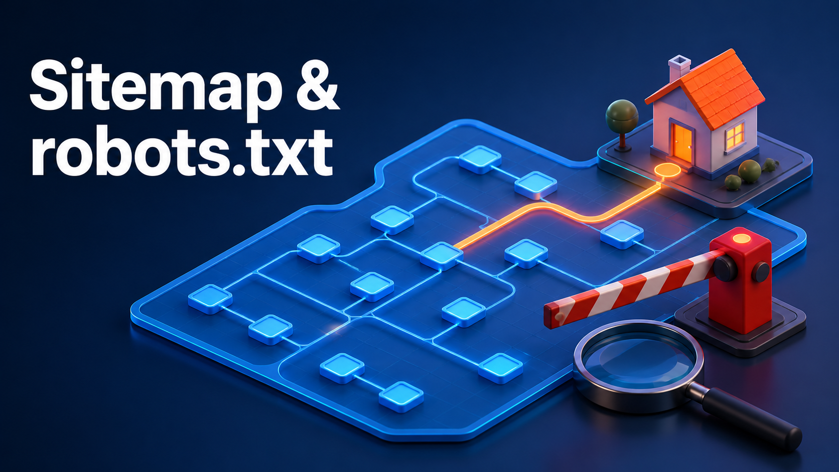 XML Sitemap WordPress: Wegweiser und Schranke vor einer Website